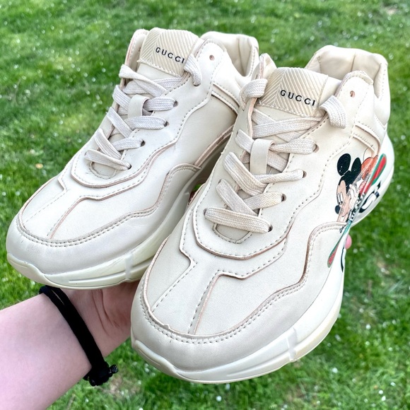 Gucci Mickey Mouse REPS Youth Sneakers Boys 2 Youth - Picture 4 of 7